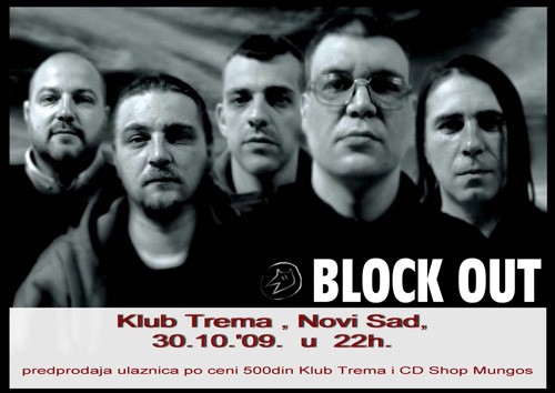Block Out u klubu Trema, Novi Sad