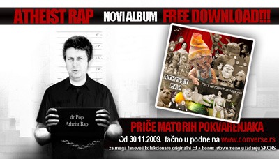 Besplatan download novog albuma grupe Atheist Rap!